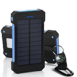 Supreme 13000 MAH Portable Solar Power Bank - Dual USB